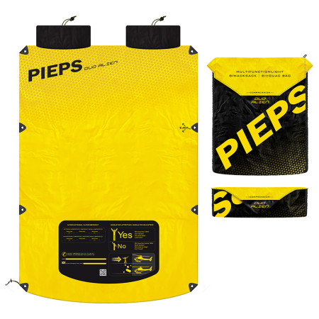 Sacs bivouac Pieps Bivy Duo Alien jaune / noir Yellow/Black
