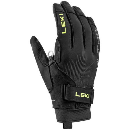 Gants Leki Ultratrail TR noir black-neonyellow