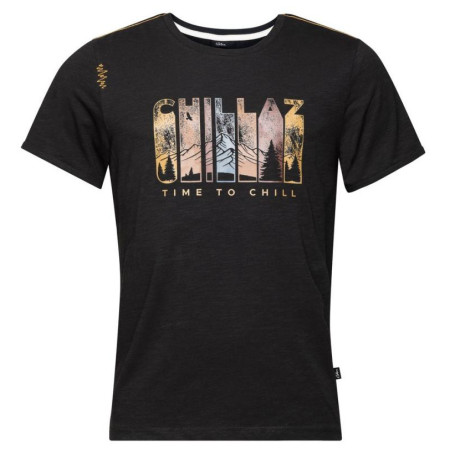 T-shirt homme Chillaz Time to Chill noir black