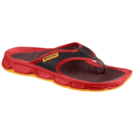 Tongs homme Salomon RX Break noir / rouge FieryRed/Syrah/BrightMarigold