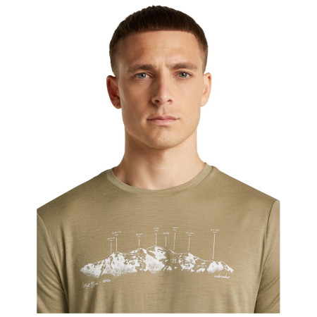 T-shirt homme Icebreaker Men Merino 150 Tech Lite SS Tee The Peaks