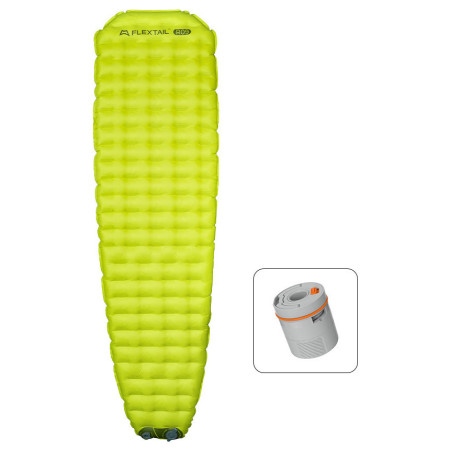 Matelas gonflable Flextail TINY Sleeping Pad R09 AVS - with pump 196 cm vert clair