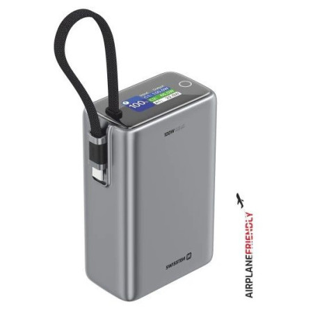 Banque d'énergie Swissten 25000 mAh Airplane friendly power bank