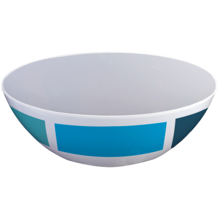 Saladier Brunner Aquarius Salad bowl bleu / blanc