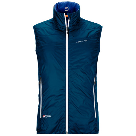 Gilet homme Ortovox Swisswool Piz Cartas Vest M bleu foncé PetrolBlue