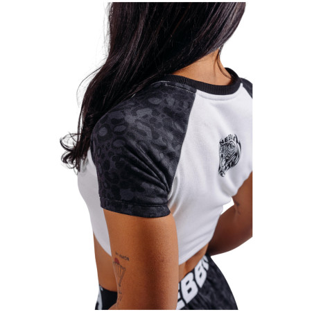 T-shirt femme Nebbia Crop Top Leopard '97 Primal