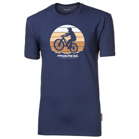T-shirt fonctionnel homme Progress Barbar Biker bleu foncé