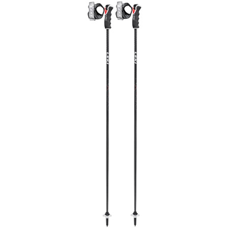 Bâtons ski Leki Carbon HX 3D noir / blanc BlackWhiteDarkanthracite