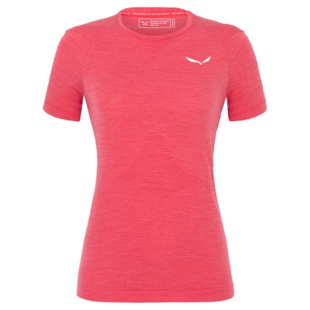 T-shirt fonctionnel femme Salewa Pedroc Amr W Seamless T-Shirt corail Calypso Coral
