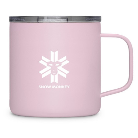 Mug isotherme Snow Monkey Booster rose lila