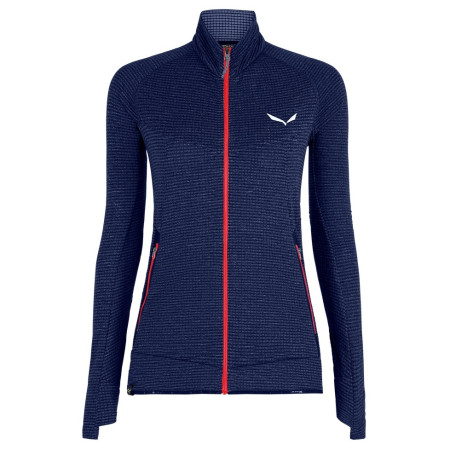 Sweat-shirt femme Salewa Pedroc Pl W Fz. bleu foncé PremiumNavyMelange/