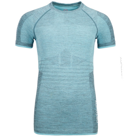 T-shirt fonctionnel femme Ortovox 230 Competition Short Sleeve W bleue ice waterfall