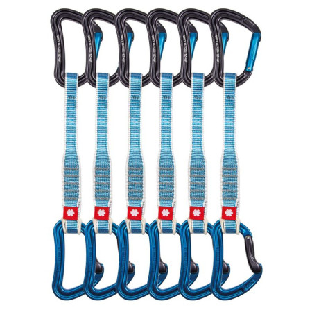Set express Ocún Raven Qd Zoom 20 Cm 6-Pack bleu Blue
