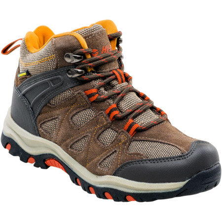 Chaussures enfant Hi-Tec Kaori Mid WP Jr brun Brown/DarkBrown/Orange