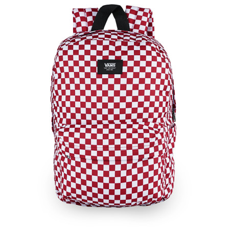 Sac à dos Vans MN Old Skool Check Backpack rouge / blanc ChiliPepper/Checkerboard