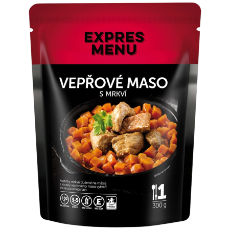 Repas prêt à manger Expres menu Porc aux carottes 300 g