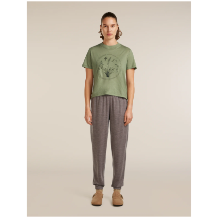 T-shirt femme Icebreaker Merino 150 Tech Lite SS Crop Tee Seed Story