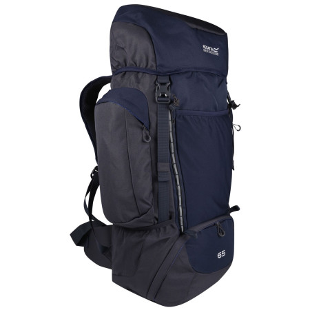 Sac à dos randonnée Regatta Highton 65L bleue / noir Navy/Ebony