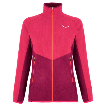 Sweat-shirt femme Salewa W Paganella Jkt rouge RhodoRed/