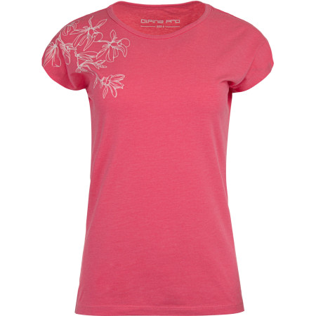 T-shirt femme Alpine Pro Poska rose