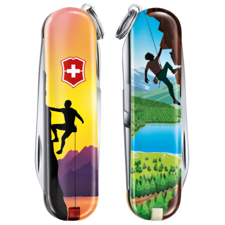 Couteau suisse Victorinox Classic LE Climb High jaune ClimbHigh