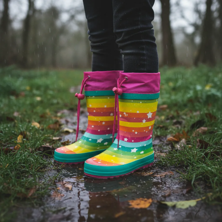 Bottes enfants Pidilidi Rainbow