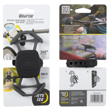 Porte-vélo Nite Ize Wraptor noir Černá