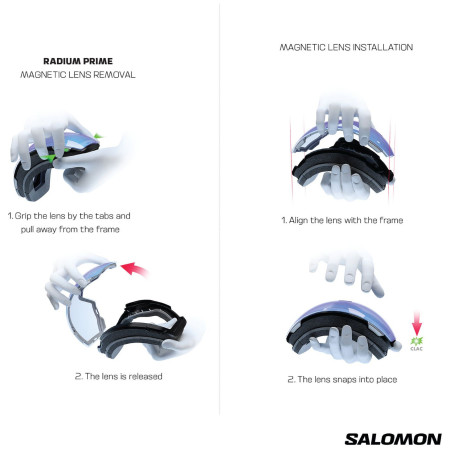 Masques ski Salomon Radium Prime Sigmaphoto +1Lens