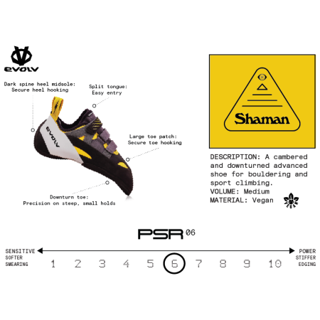 Chaussons d'escalade Evolv Shaman