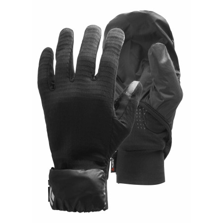 Gants Black Diamond Wind hood gridtech gloves vert Black