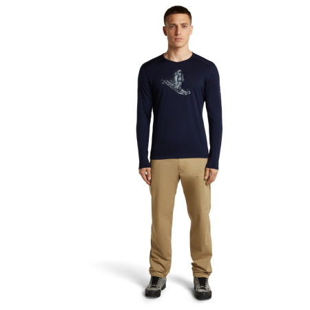 T-shirt fonctionnel homme Icebreaker Men Merino 200 Oasis LS Crewe SkiingYeti