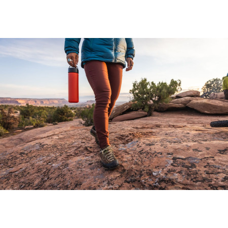 Bouteille en acier inoxydable Klean Kanteen Wide w/Wide Loop Cap - brushed stainless 800 ml