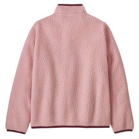 Sweatshirt enfant Patagonia K's Retro Pile Jacket - Fuzzy Mauve