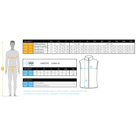 Gilet homme Kilpi Lenia-M