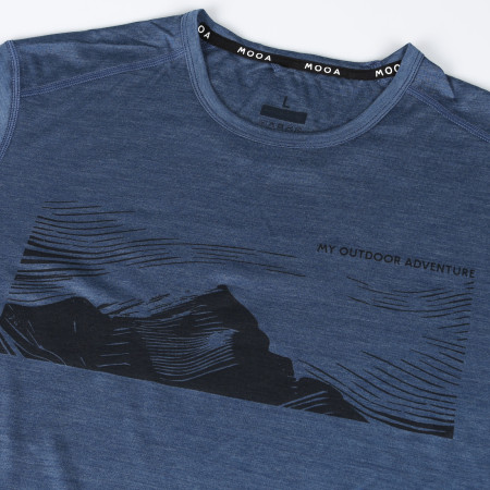 T-shirt homme MOOA Merino Lyolite Highlander 150 Short