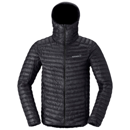 Doudoune homme Norrona trollveggen down800 super light Hood noir Caviar Black