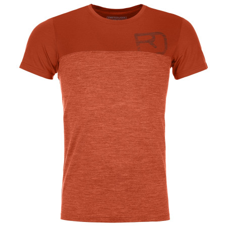 T-shirt fonctionnel homme Ortovox 150 Cool Logo Ts M 2023 orange DesertOrange