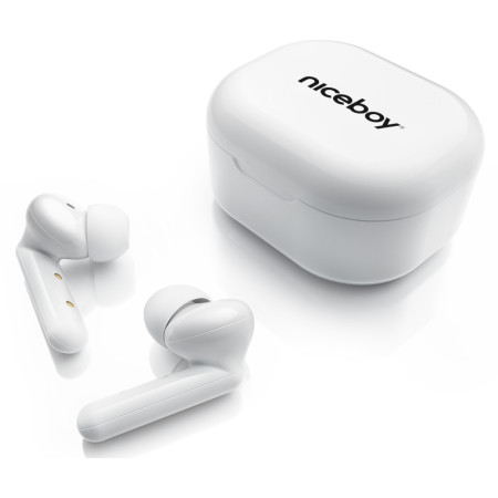 Casque audio Niceboy HIVE Pins blanc