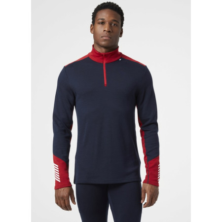 T-shirt fonctionnel homme Helly Hansen Lifa Merino Midweight 1/2 Zip