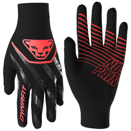 Gants Dynafit Trail Reflective Gloves noir / orange 0912 - black out/6A10