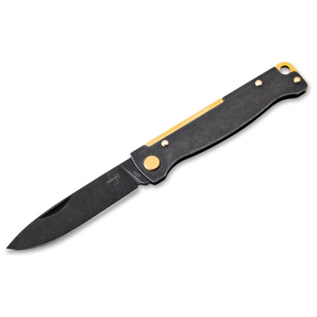 couteau pliant Boker Atlas Black Stonewash Copper noir