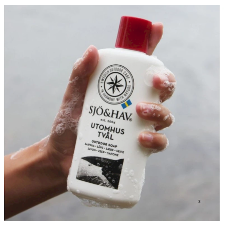 Savon voyage Sjö&Hav Savon biodégradable pour le plein air 200 ml