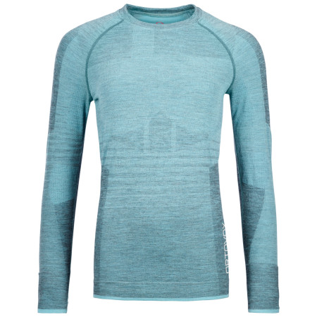 T-shirt fonctionnel femme Ortovox W's 230 Competition Long Sleeve bleue IceWaterfall