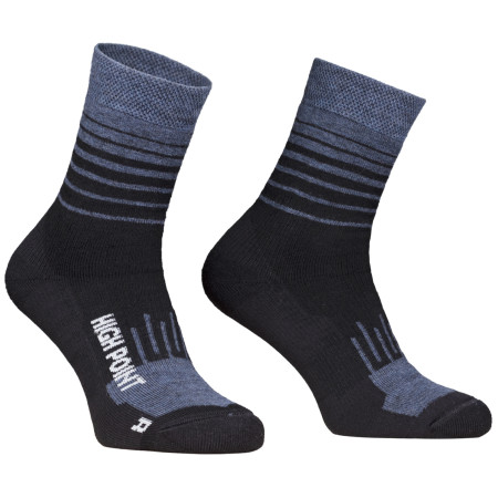 Chaussettes High Point Mountain Merino 3.0 Socks vert / bleu Black / Blue