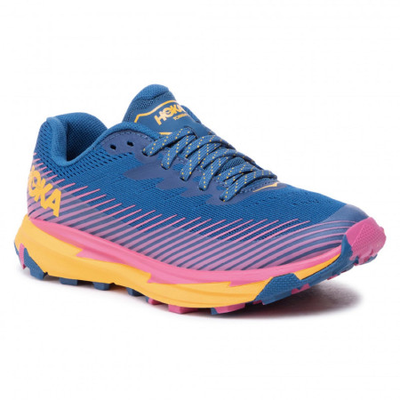 Chaussures de running femme Hoka Torrent 2 bleu / rose MoroccanBlue/Saffron