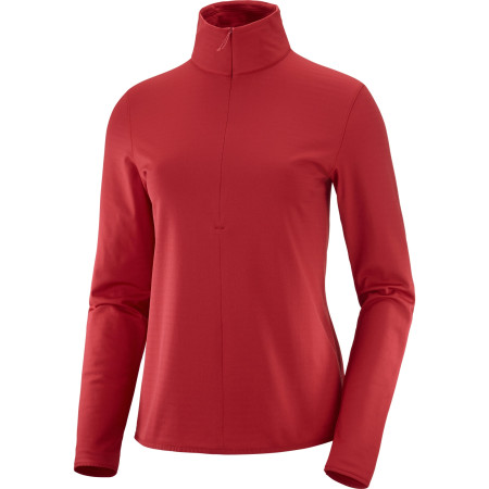 Sweat-shirt femme Salomon Essential Lightwarm W rouge RedChili