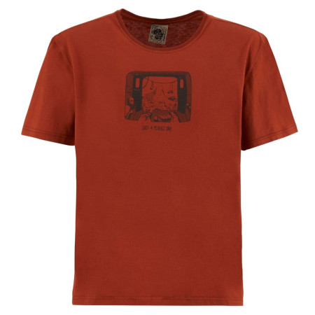 T-shirt homme E9 Van rouge Red Clay