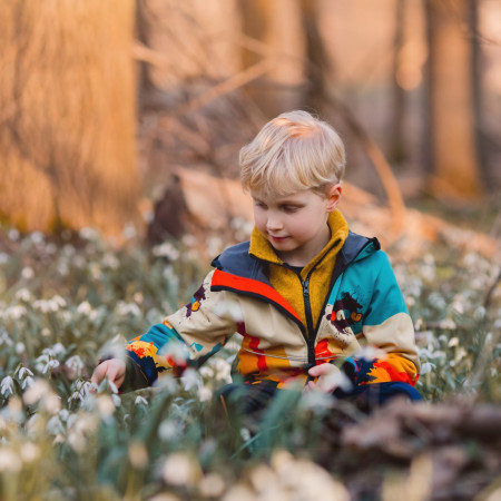 Veste softshell enfant WAMU Mountain Bike