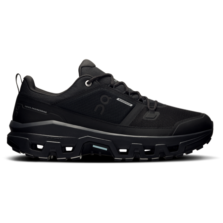 Chaussures randonnée homme On Running Cloudrock Low WP noir Black/Black