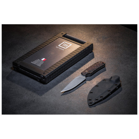 Couteau TB OUTDOOR Commandeur All Purpose Knife Ziricote Wood Handle